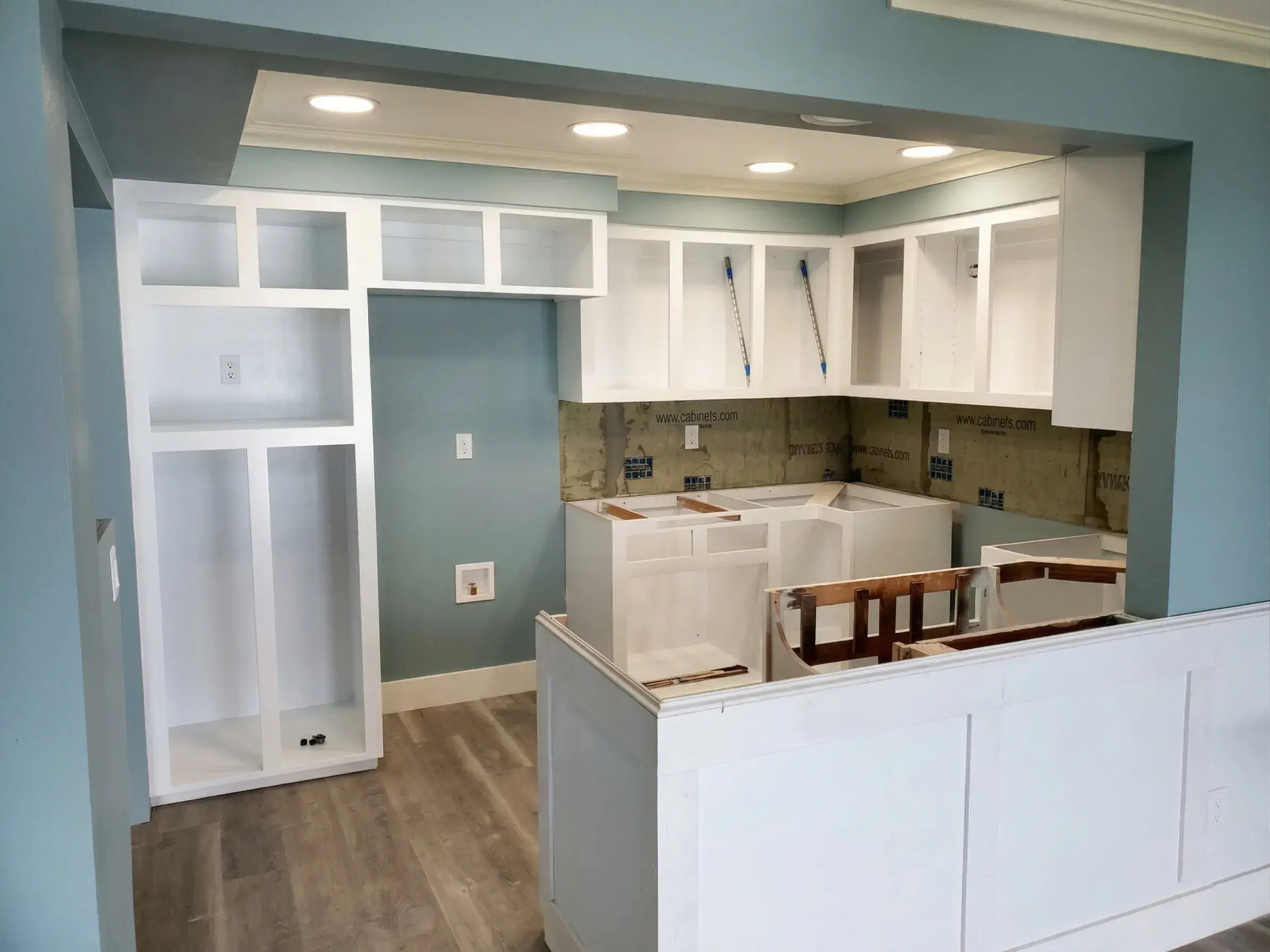 Kitchen remodeling project by A Good Tree Service in Southern Oregon